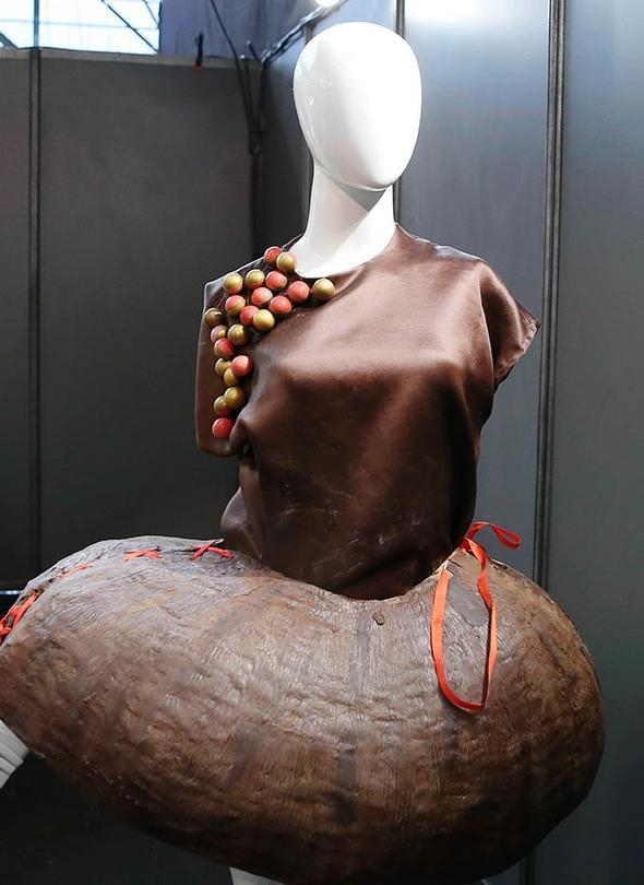 Bu geyimlər şokoladdan hazırlanıb -  FOTOLAR